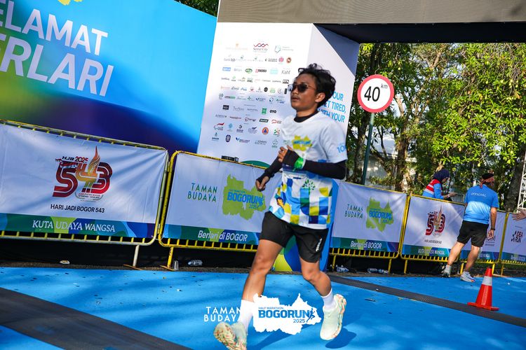 Race photo from Taman Budaya x BOGORUN 2025