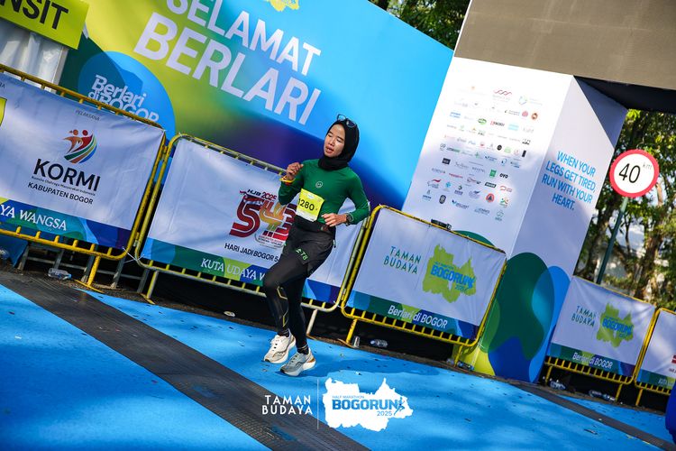 Race photo from Taman Budaya x BOGORUN 2025