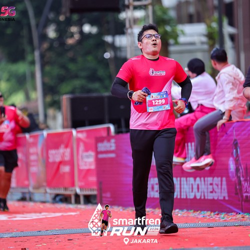 Race photo from SMARTFREN RUN 2026