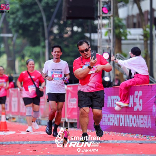 Race photo from SMARTFREN RUN 2026