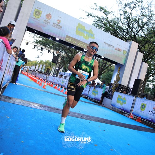 Race photo from BOGORUN 2026