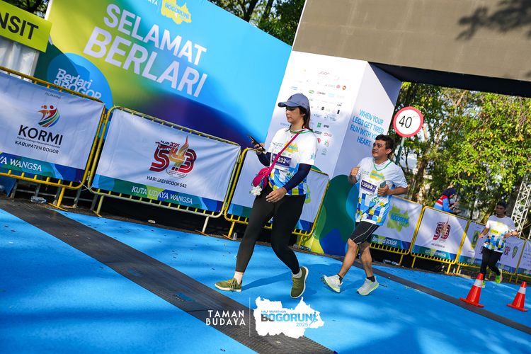 Race photo from Taman Budaya x BOGORUN 2025