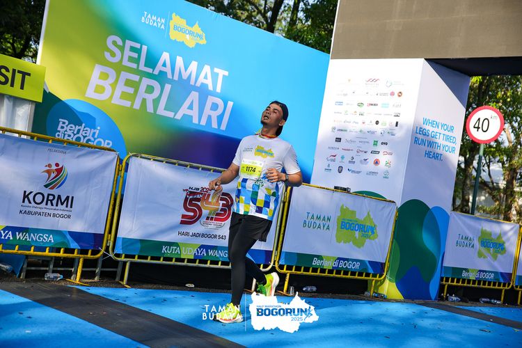 Race photo from Taman Budaya x BOGORUN 2025