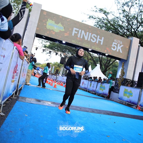 Race photo from BOGORUN 2026