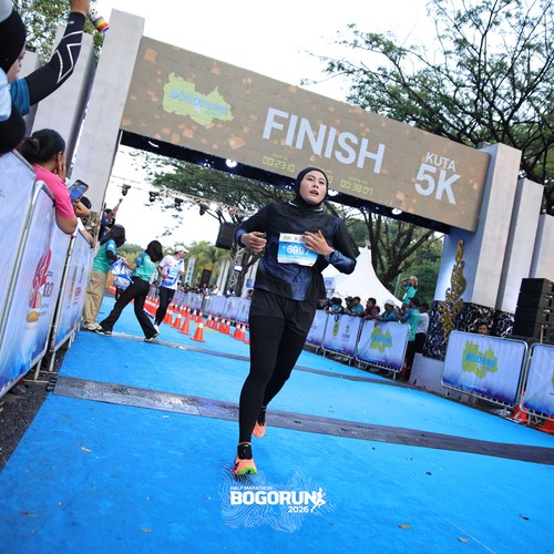 Race photo from BOGORUN 2026