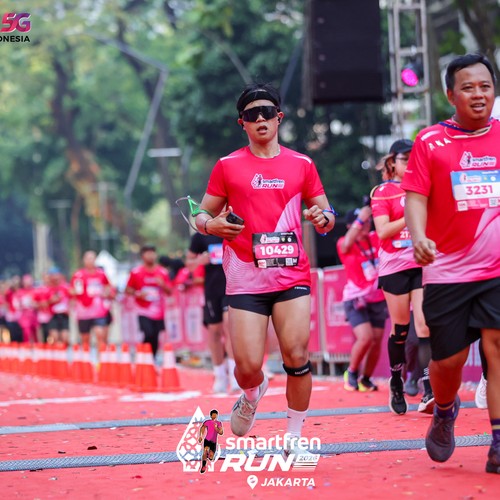 Race photo from SMARTFREN RUN 2026