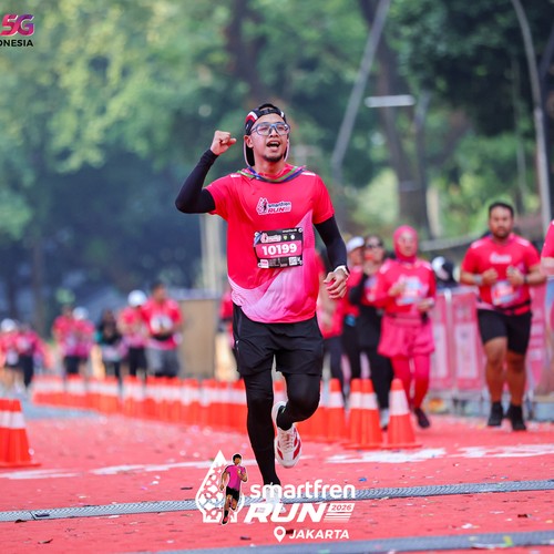 Race photo from SMARTFREN RUN 2026