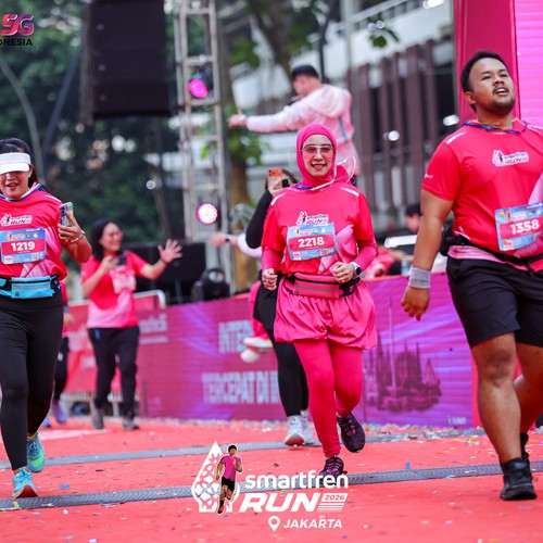 Race photo from SMARTFREN RUN 2026