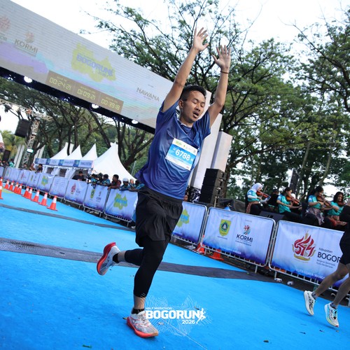 Race photo from BOGORUN 2026