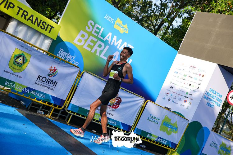 Race photo from Taman Budaya x BOGORUN 2025