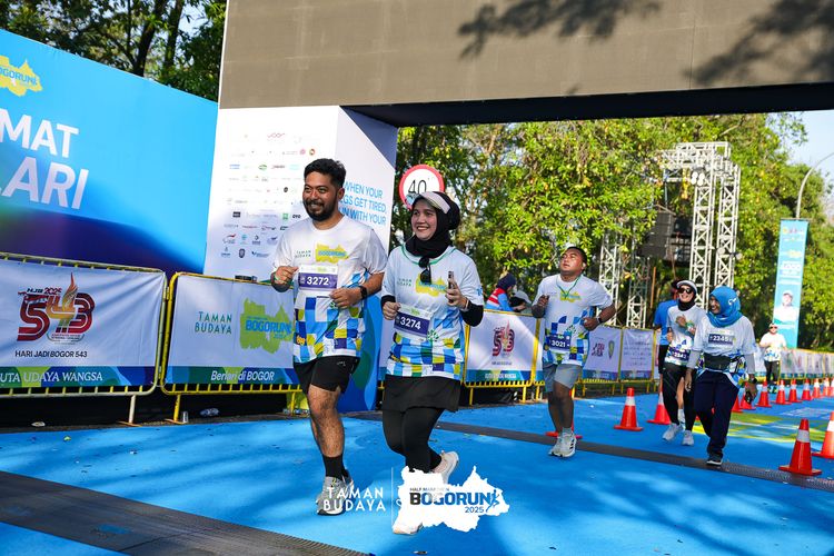 Race photo from Taman Budaya x BOGORUN 2025