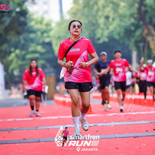 Race photo from SMARTFREN RUN 2026