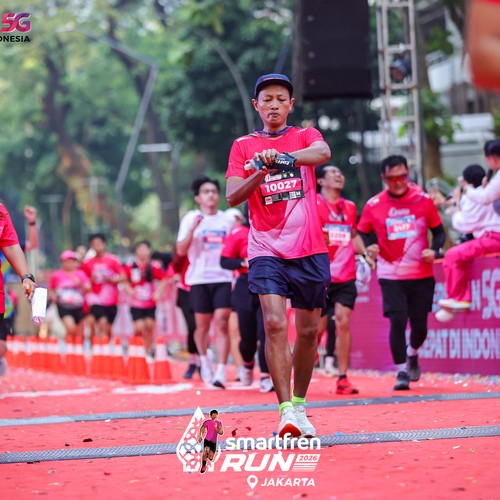 Race photo from SMARTFREN RUN 2026