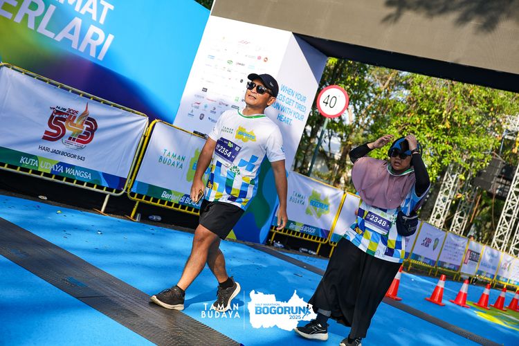 Race photo from Taman Budaya x BOGORUN 2025