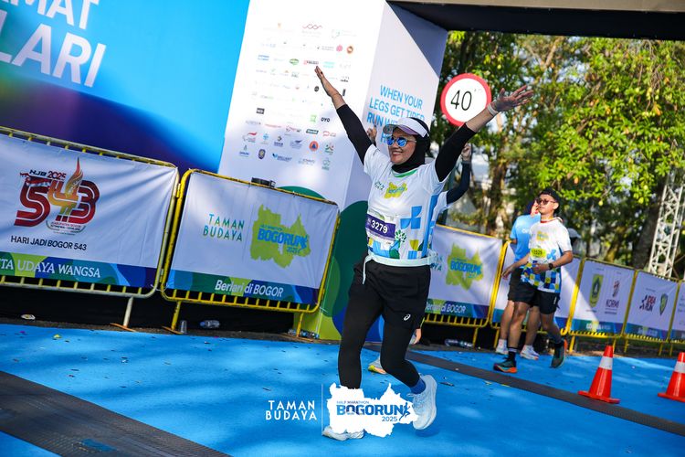 Race photo from Taman Budaya x BOGORUN 2025