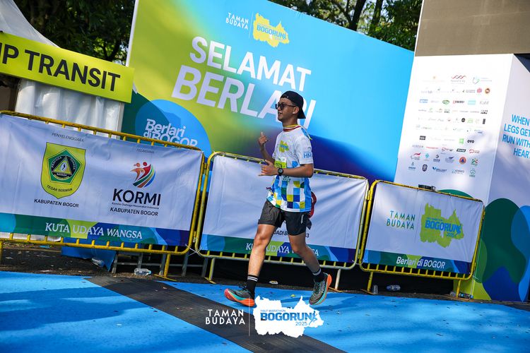 Race photo from Taman Budaya x BOGORUN 2025
