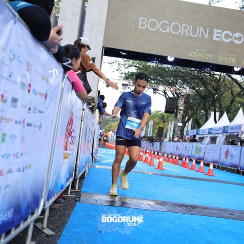 Race photo from BOGORUN 2026