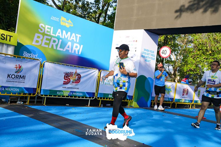 Race photo from Taman Budaya x BOGORUN 2025