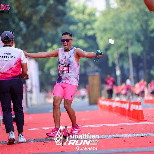 Race photo from SMARTFREN RUN 2026
