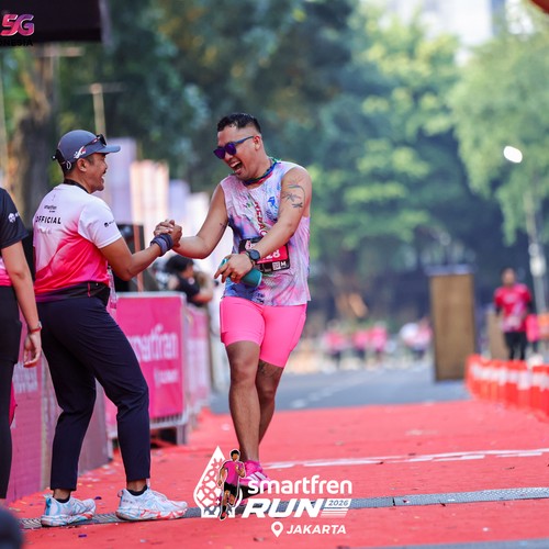 Race photo from SMARTFREN RUN 2026