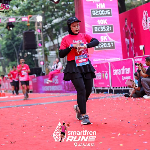 Race photo from SMARTFREN RUN 2026