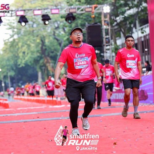 Race photo from SMARTFREN RUN 2026