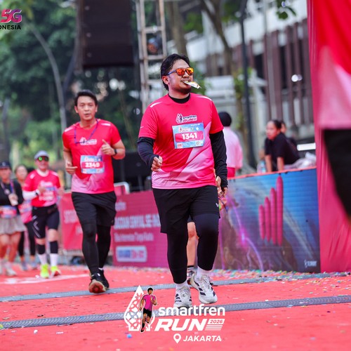Race photo from SMARTFREN RUN 2026