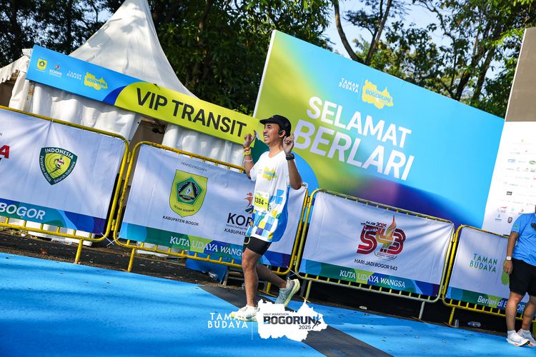 Race photo from Taman Budaya x BOGORUN 2025