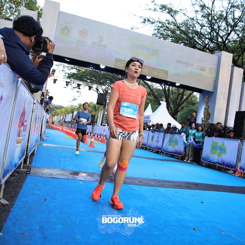 Race photo from BOGORUN 2026