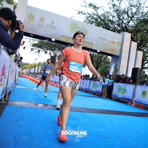 Race photo from BOGORUN 2026