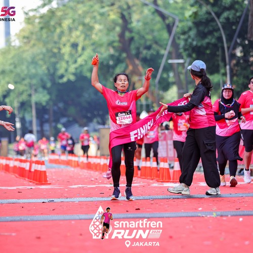 Race photo from SMARTFREN RUN 2026