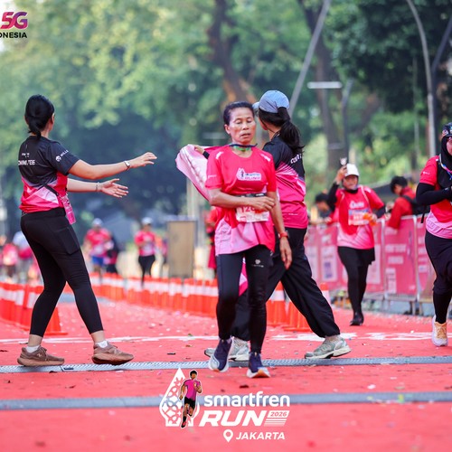 Race photo from SMARTFREN RUN 2026