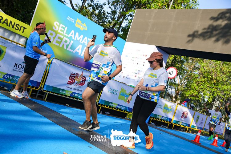 Race photo from Taman Budaya x BOGORUN 2025