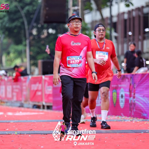 Race photo from SMARTFREN RUN 2026