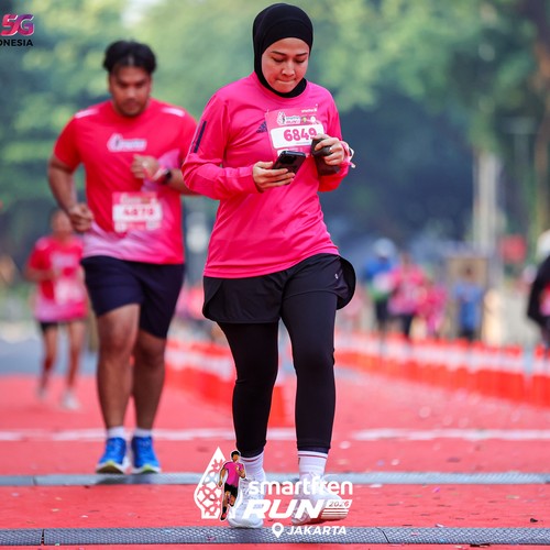 Race photo from SMARTFREN RUN 2026