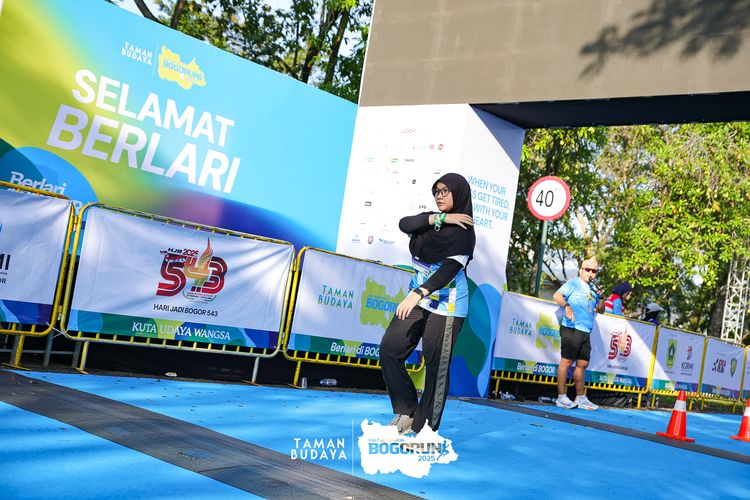 Race photo from Taman Budaya x BOGORUN 2025