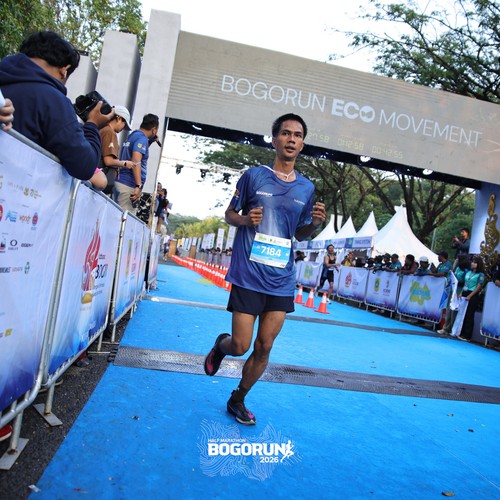 Race photo from BOGORUN 2026
