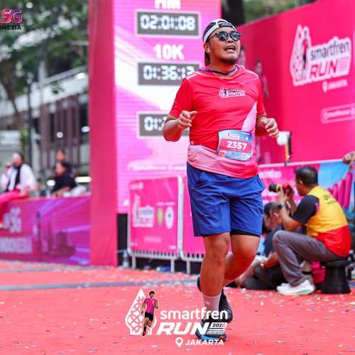 Race photo from SMARTFREN RUN 2026