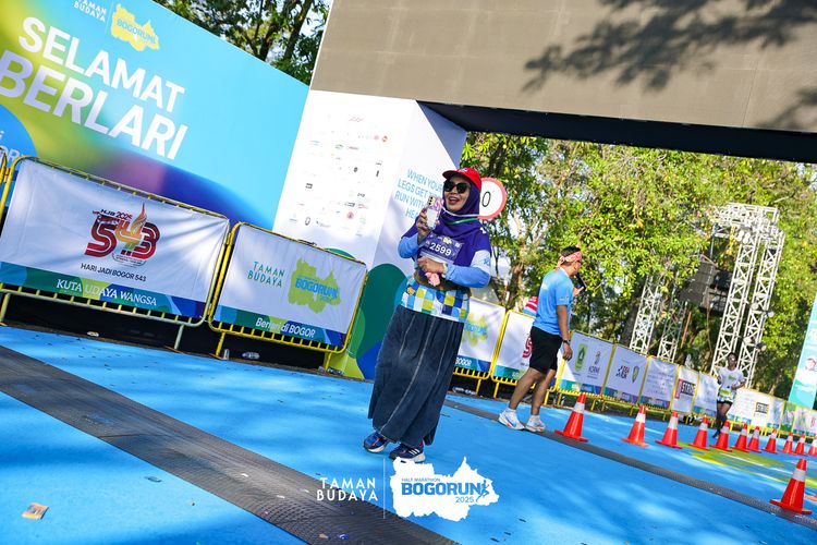 Race photo from Taman Budaya x BOGORUN 2025
