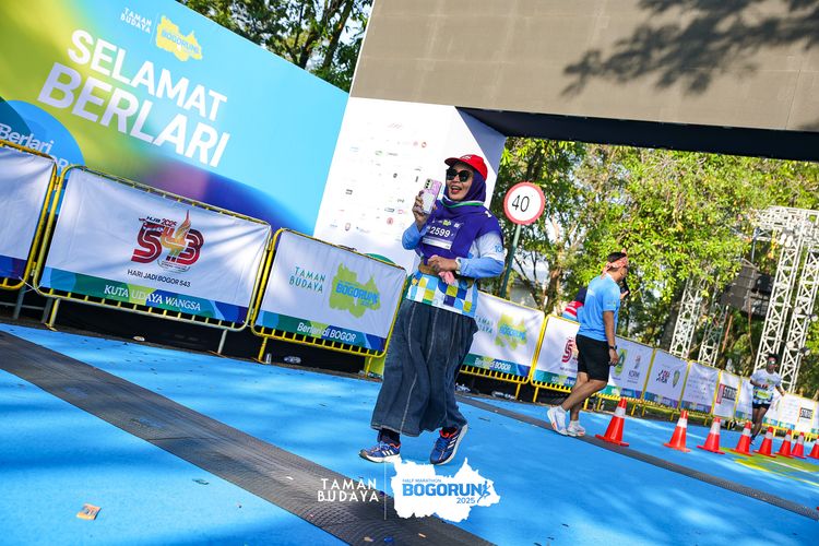 Race photo from Taman Budaya x BOGORUN 2025