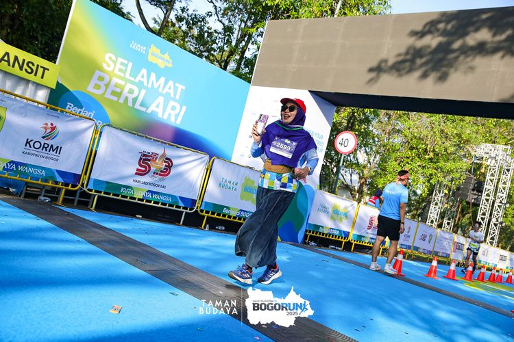 Race photo from Taman Budaya x BOGORUN 2025