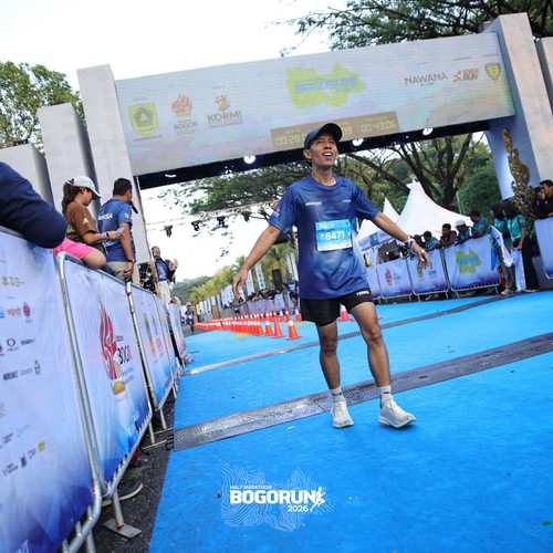 Race photo from BOGORUN 2026