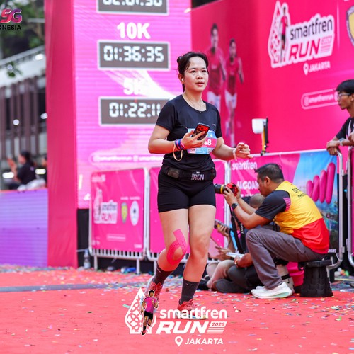 Race photo from SMARTFREN RUN 2026