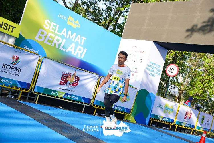 Race photo from Taman Budaya x BOGORUN 2025