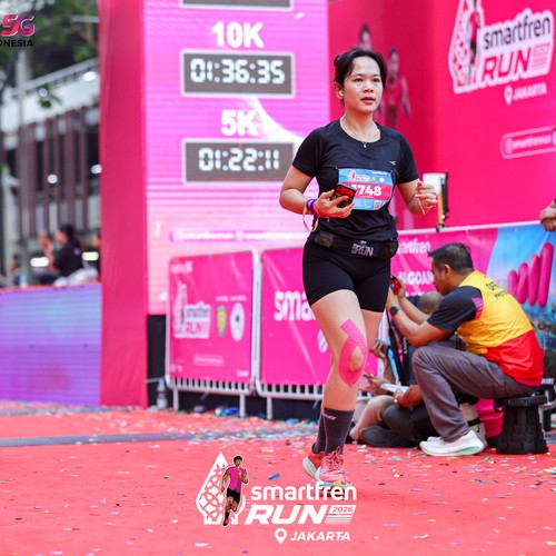 Race photo from SMARTFREN RUN 2026