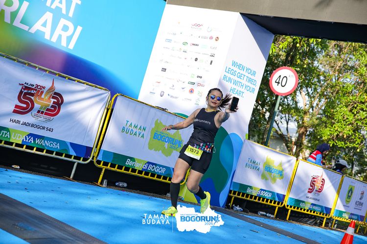Race photo from Taman Budaya x BOGORUN 2025