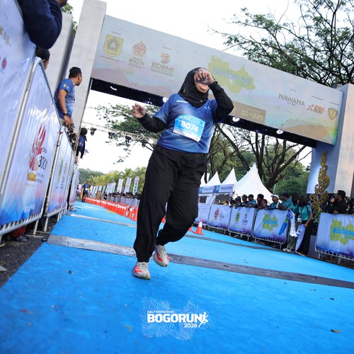 Race photo from BOGORUN 2026