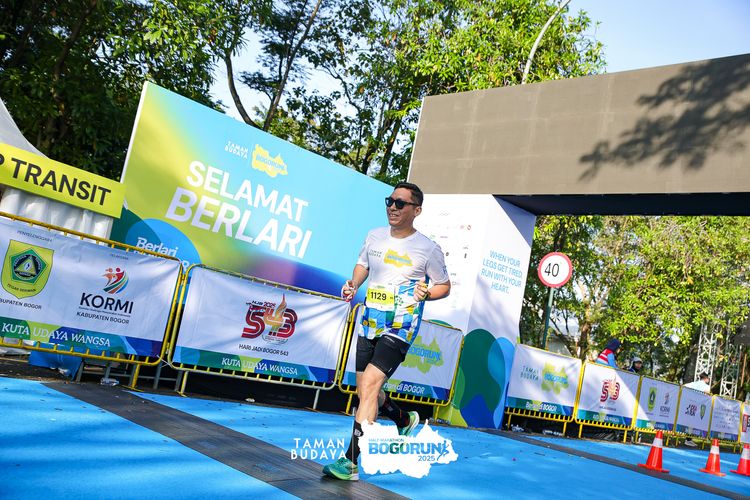 Race photo from Taman Budaya x BOGORUN 2025