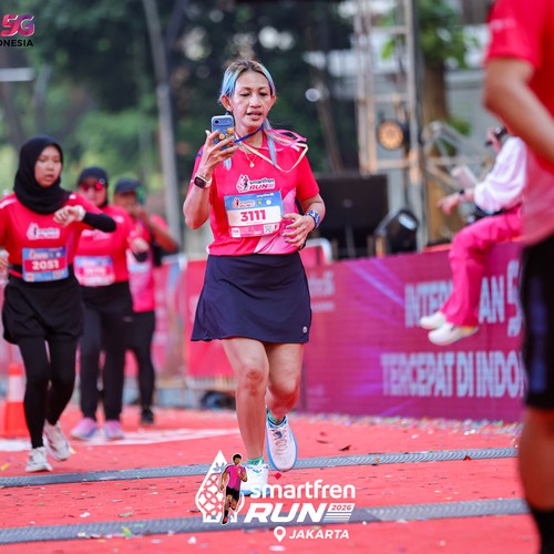 Race photo from SMARTFREN RUN 2026