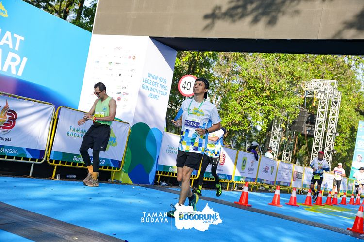 Race photo from Taman Budaya x BOGORUN 2025